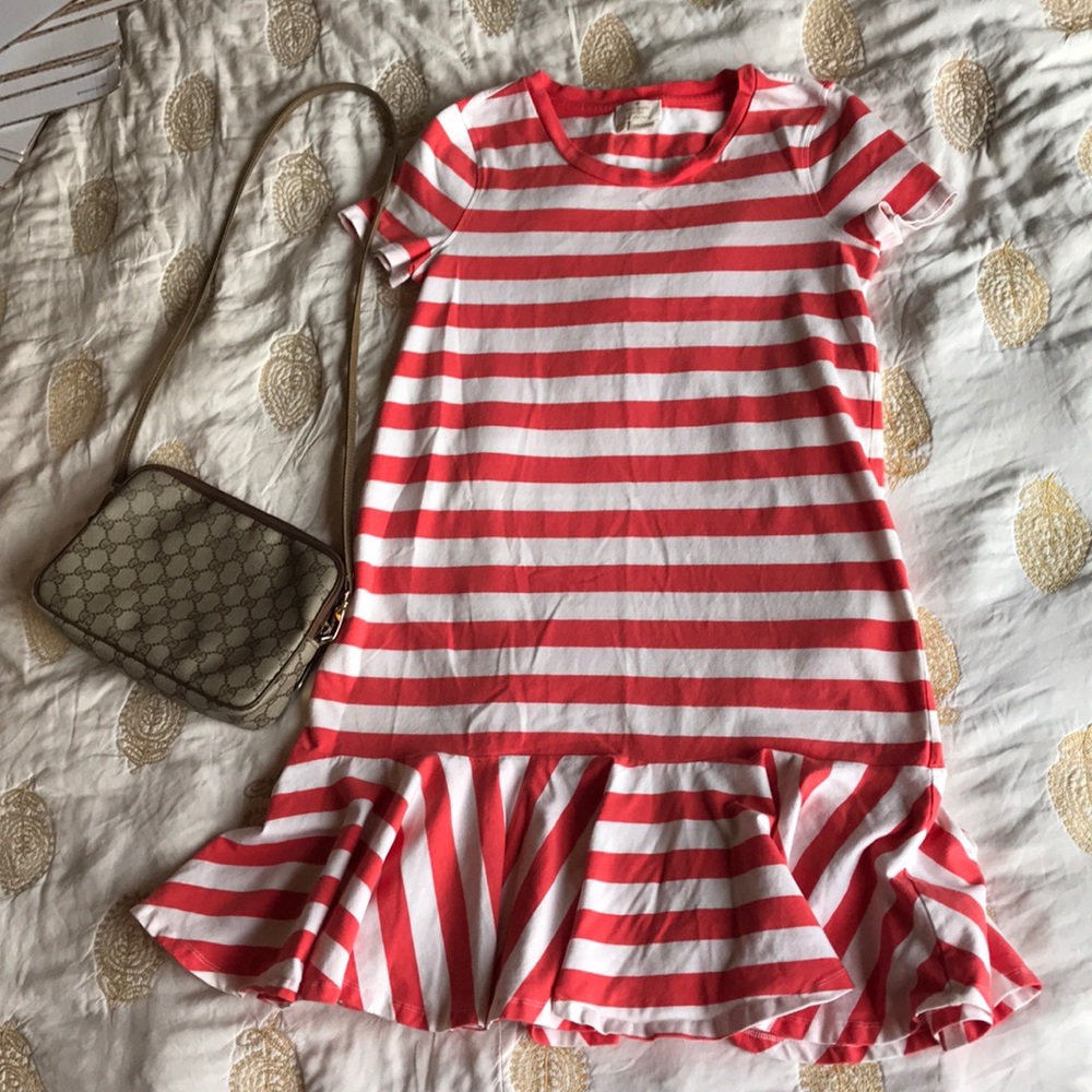 Kate Spade Striped Tee Shirt Dress